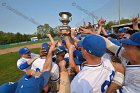 Baseball vs Babson  Wheaton College Baseball players celebrate their victory over Babson to win the NEWMAC Championship for the third year in a row. - (Photo by Keith Nordstrom) : Wheaton, baseball, NEWMAC